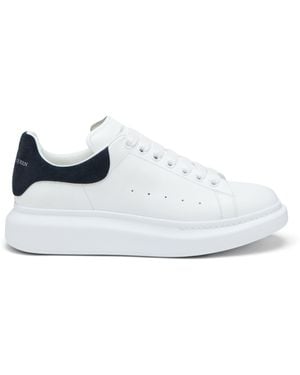McQueen Leather Oversized Sneakers - White