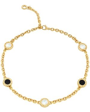 BVLGARI Mother-Of-Pearl And Onyx Necklace - Metallic