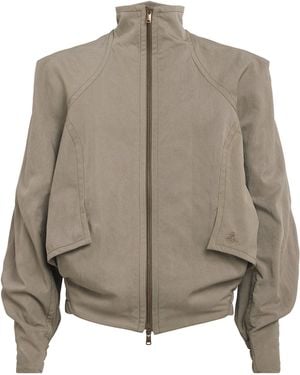 Vivienne Westwood High-Neck Harrington Jacket - Grey