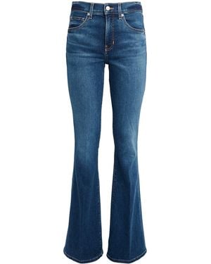 Veronica Beard Beverly High-Rise Flared Jeans - Blue