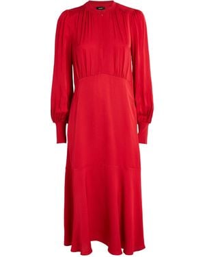 ME+EM Me+em Panelled Midi Dress - Red