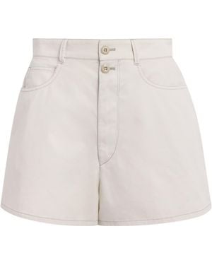 Lemaire Cotton Twill Chino Shorts - Natural