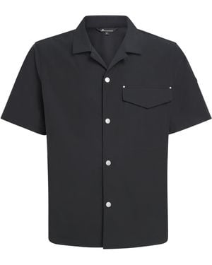 Moose Knuckles Short-Sleeve Button-Up Shirt - Black