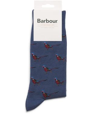 Barbour Cotton-Blend Mavin Socks - Blue