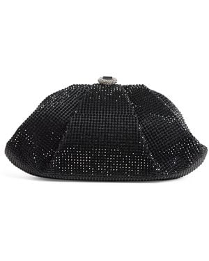 Judith Leiber Crystal Gemma Clutch Bag - Black