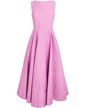 ROKSANDA Cloqué Tera Midi Dress - Pink