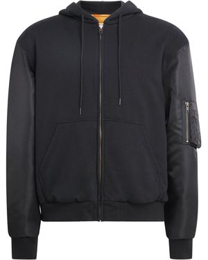 MM6 by Maison Margiela Padded Hooded Bomber Jacket - Black