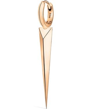 Maria Tash Faceted Grand Spike Hoop Earring - Metallic