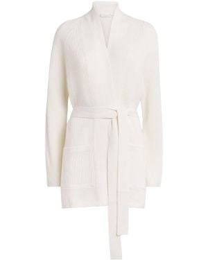 FALKE Knitted Tie Cardigan - White