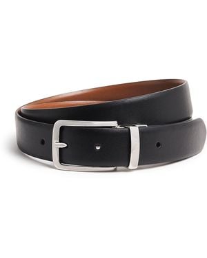 Harrods Leather Reversible Belt - Black