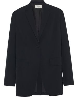 The Row Obine Wool-Blend Blazer - Blue