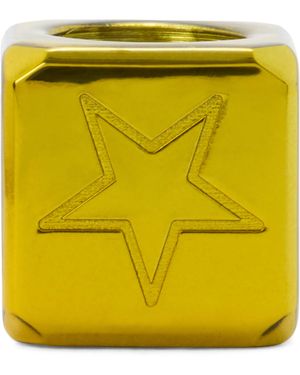 Loewe Star Dice Bag Charm - Yellow