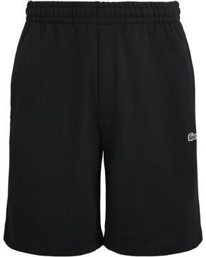 Lacoste Cotton Logo Shorts - Black