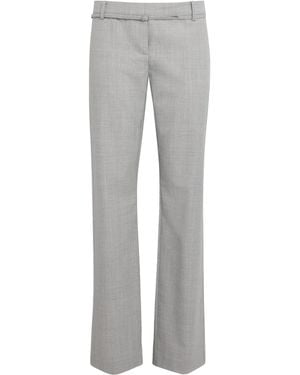 St. Agni 90S Belt Minimal Trousers - Grey
