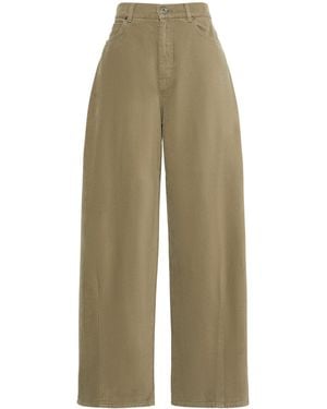 Weekend by Maxmara Slouchy Wide-Leg Jeans - Green