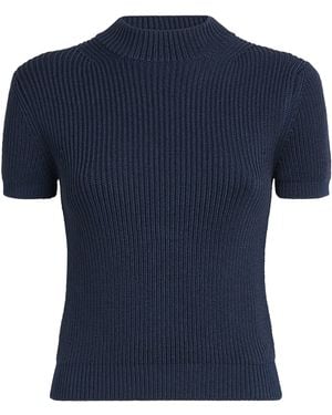 FFORME Short-Sleeve Katia Jumper - Blue