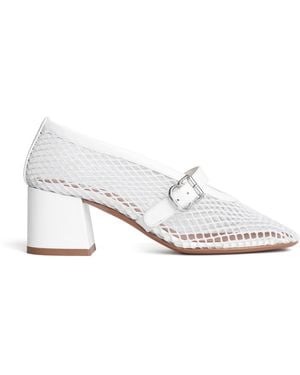 Alaïa Mesh Babies Pumps 55 - White