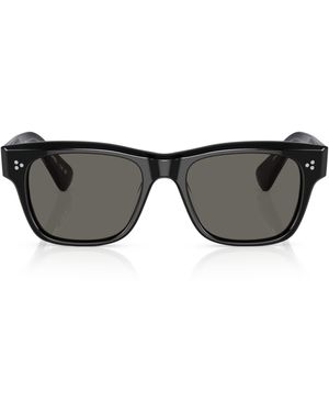 Oliver Peoples Acetate Birell Sun Sunglasses - Black