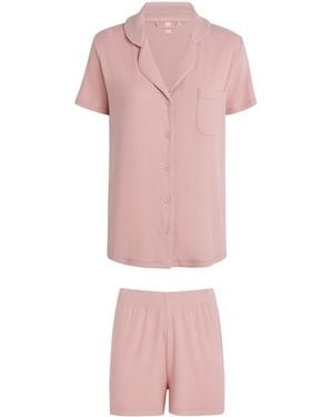 Skims Soft Lounge Short Pyjama Set - Pink