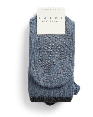FALKE Mid-Calf Cuddle Pad Socks - Blue