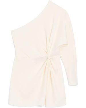 Valentino Silk Asymmetric Top - White