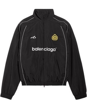 Balenciaga Soccer Tracksuit Jacket - Black