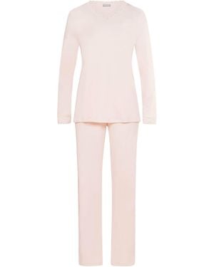 Hanro Cotton Moments Pyjama Set - Pink