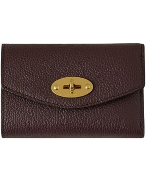Mulberry Leather Darley Folded Wallet - Brown