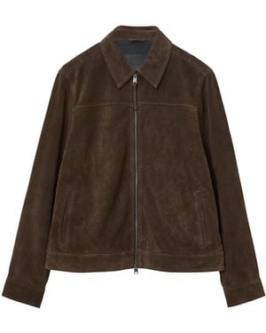 AllSaints Rhone Leather Jacket - Brown