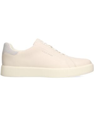 Cole Haan Suede Grandprø Low-Top Trainers - Natural