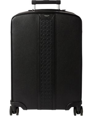 Serapian Calfskin Hard Carry-On Suitcase - Black