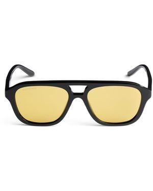 Balenciaga Daily Pilot Sunglasses - Black