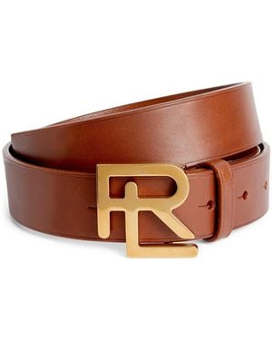 Ralph Lauren Leather Rl Belt - Brown