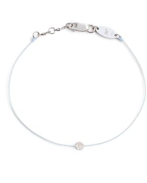 RedLine And Diamond Illusion Bracelet - White