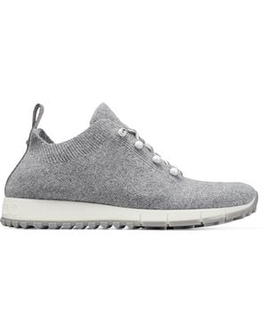 Jimmy Choo Embellished Veles Trainers - Grey