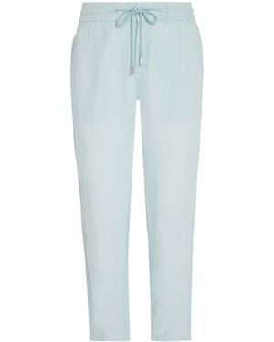 Vilebrequin Linen Drawstring Parc Trousers - Blue