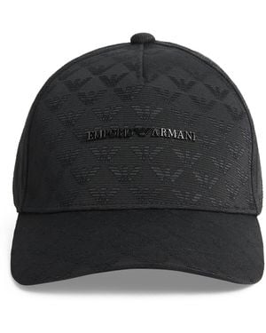 Emporio Armani Logo Baseball Cap - Black