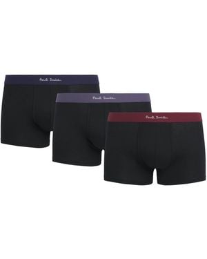 Paul Smith Stretch-Organic Cotton Trunks - Black