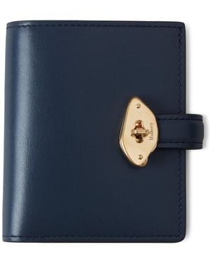 Mulberry Leather Lana Compact Wallet - Blue