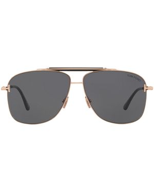 Tom Ford Jaden Aviator Sunglasses - Grey