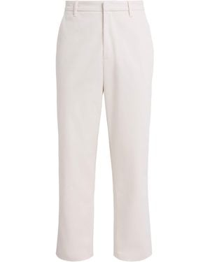 Sease Stretch-Cotton Brushed Tech Chinos - White