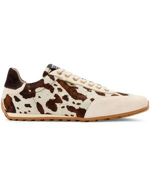 AllSaints Cow Print Liam Sneakers - Multicolor