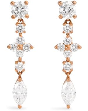 Anita Ko And Diamond Vivi Drop Earrings - White