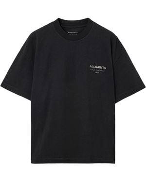 AllSaints Organic Cotton Underground T-Shirt - Black
