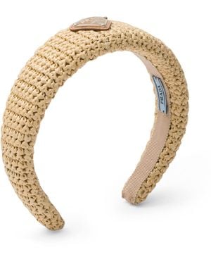 Prada Crochet Headband - Metallic