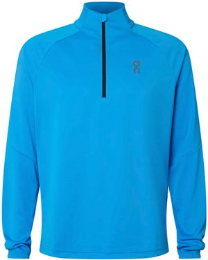 On Shoes Quarter-Zip Climate Sweatshirt - Blue