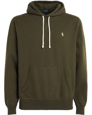 Polo Ralph Lauren Double-Knit Logo Hoodie - Green