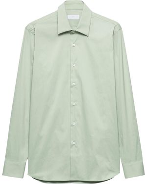 Prada Stretch-Cotton Shirt - Green