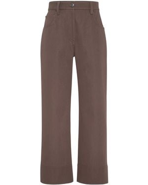 Brunello Cucinelli Trousers - Brown