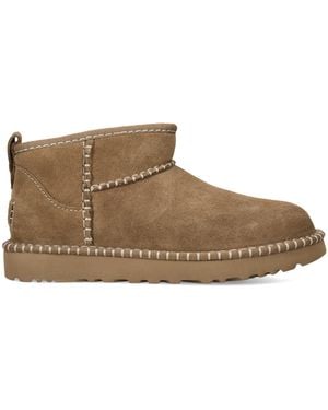 UGG Suede Classic Ultra Mini Boots - Brown